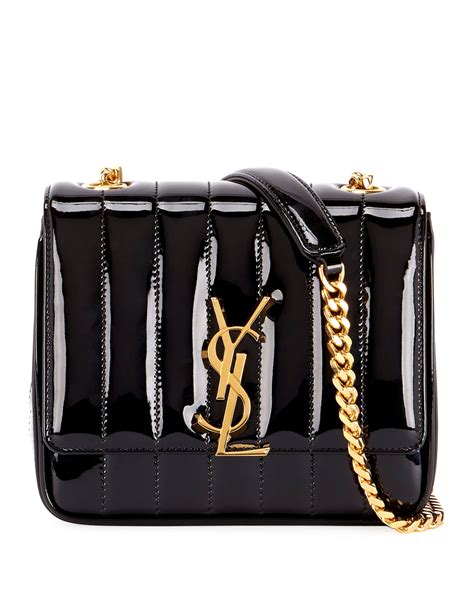 white ysl patent leather purse|YSL baguette bag.